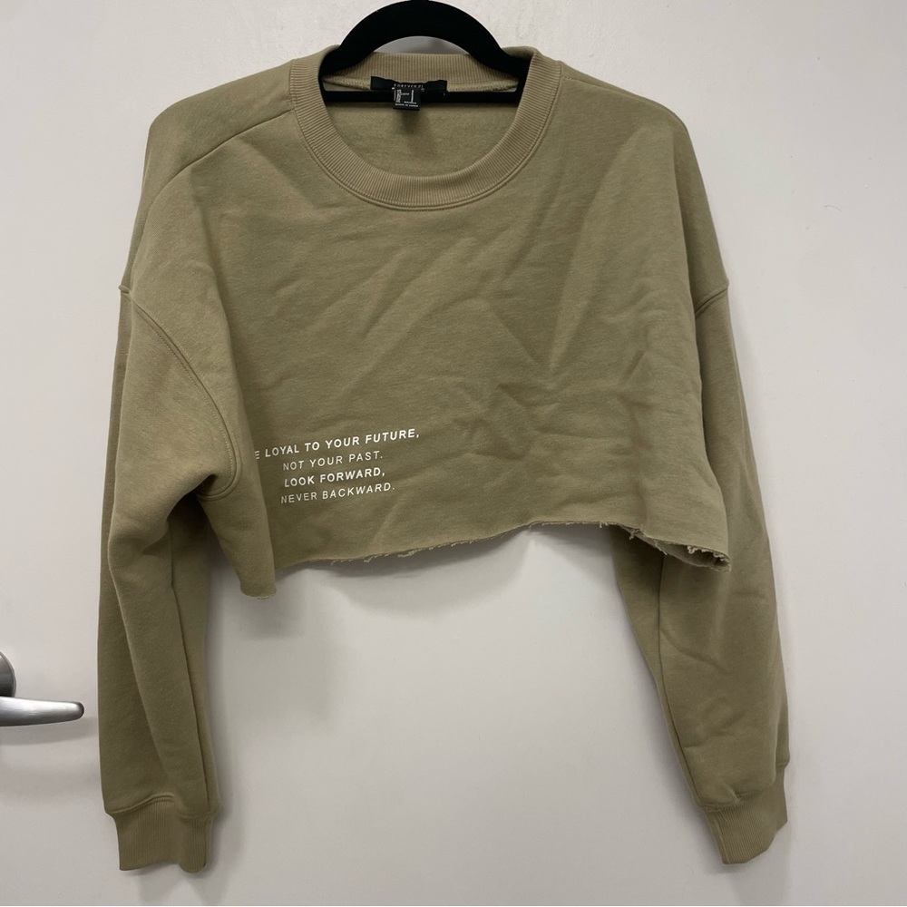 Forever 21 Cropped Crewneck